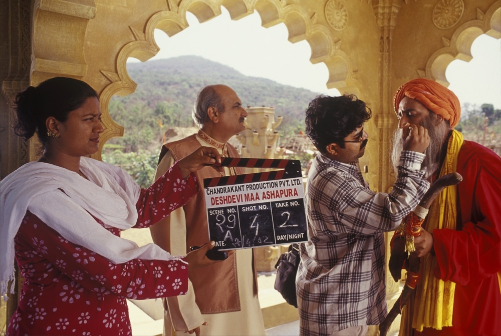 הכנות לצילום סרט בוליוודי במומבאי